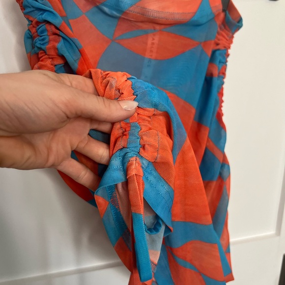 Sheer Fabletics Neon Retro Skirt - Picture 7 of 8